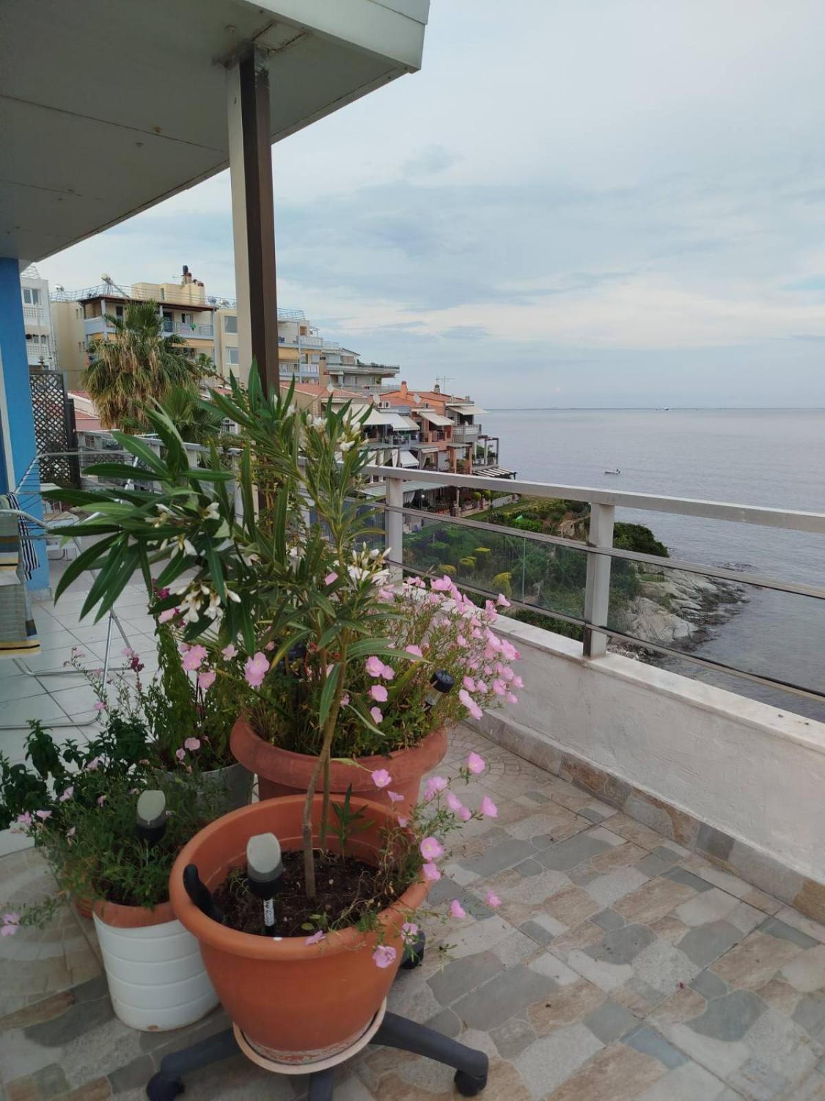 Roof Garden By The Sea Apartment Kavála Luaran gambar